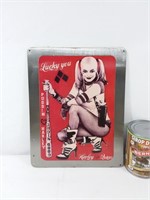 Affiche en métal Harley Quinn