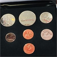 1979 RCM Canada Specimen Coin Set & Case