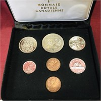 1974 RCM Canada Specimen Coin Set & Case