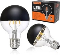 Karlunkoy LED Light Bulbs,G80/G25 Globe Black