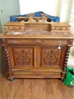 Antique Dresser with Mirror Frame