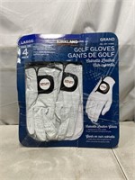 Signature Right Hand Golf Gloves Large 4 Pack