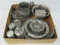 Pewter Tray Lot