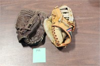 Two Baseball Gloves