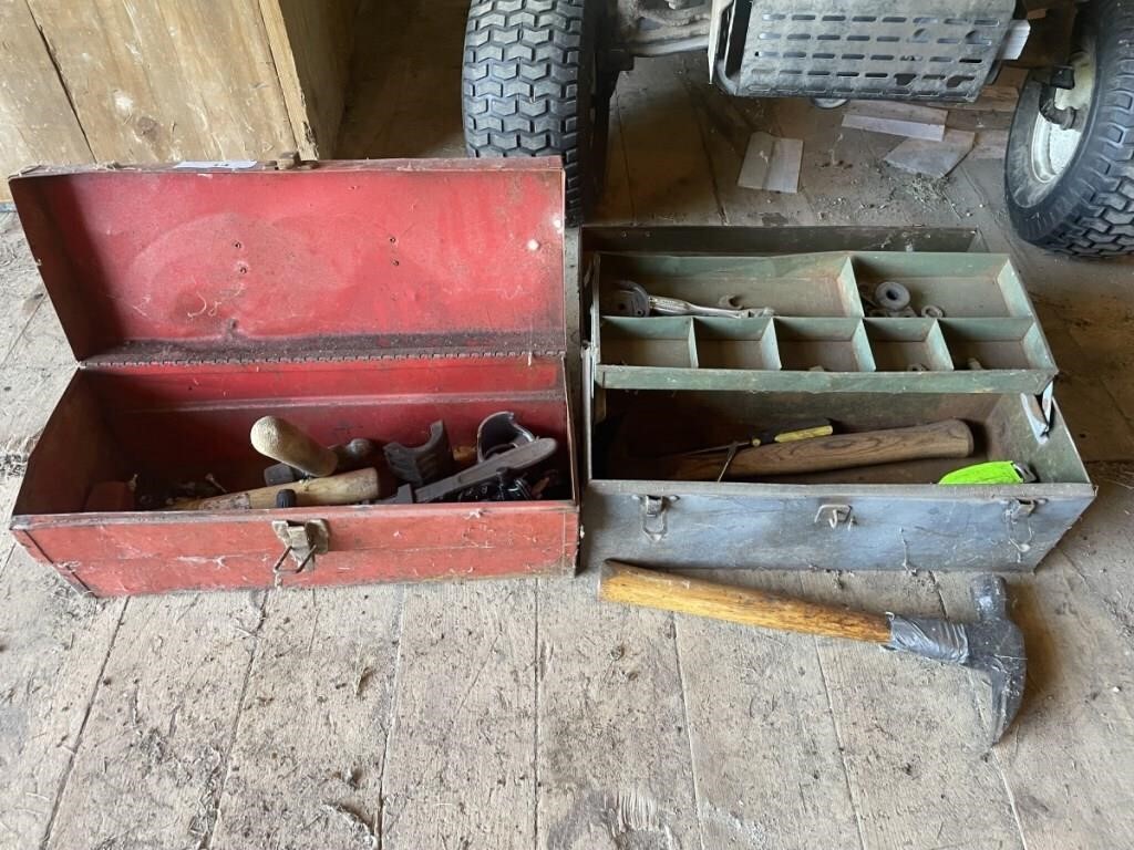 2 TOOL BOX + MISC TOOLS