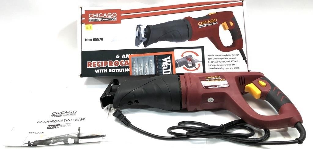 Chicago Tools Reciprocating Saw with rotary handle