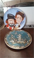 SNOW WHITE AND RED SKELTON COLLECTOR PLATES