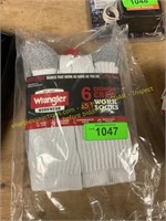 Wrangler 6 pack of work socks