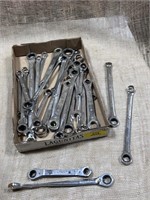 25 Pc. Matco Tools Ratcheting Wrenches Various Siz