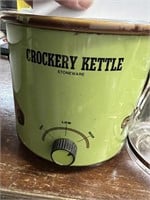 CROCKERY KETTLE AND COFFEE POT