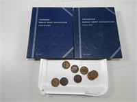 TRAY: CANADIAN SMALL CENT BOOKLETS & LARGE