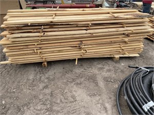 Approx 380 bd ft Pine 1" Lumber 8' long