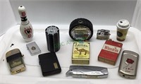 Tray lot of novelty butane lighters nclude a