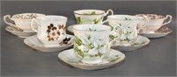 (6) English Paragon Cups & Saucers