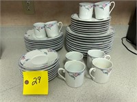 china set 10 plates - 8 bowls & cups