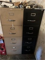 2-4 Drawer File Cabinets & Contents