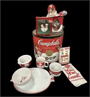 Campbell Soup Collection:Tin Can, 3 Ornaments,