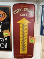 Royal Crown cola thermometer 25 x 10”