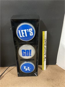 Kentucky stop sign lighted 16” by 6”