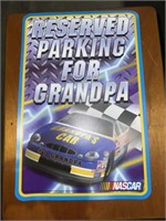RESERVED GRANDPA PARKING SIGN