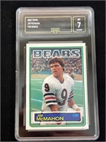 1983 Topps Jim McMahon Rookie  GMA 7