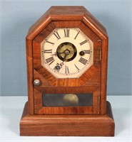 19th C. Seth Thomas Rosewood Cottage Clock