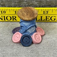 Thread & Button Figurine