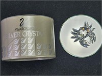 Swarovski Silver Crystal Crab