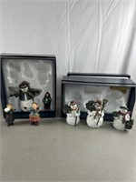 Classic Santa collection, including snowman and