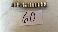 Snap-On 1/4 dr SAE 3/16-9/16” plus 1/4”-3/8” 8 pt