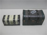 Two Small Chests Largest 6"x 9"x 5.5"