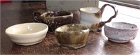 5 Pieces of Signed Studio Art Pottery