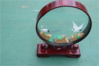 Asian Art Piece (glass in one side)