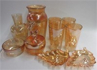 Lot of Marigold Glass Dishes