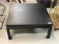 Painted Black Campaign Style Coffee Table
