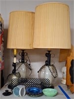 Vintage Lamps & Ash Trays