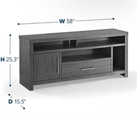 Insignia Gaming TV Stand for Most TVs Up to 65"