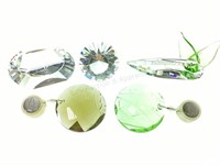 (5) Swarovski Mini Crystal Plaques/ Sun Catchers