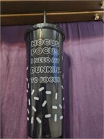 Dunkin Donuts Hocus Pocus Glow In The Dark Tumbler