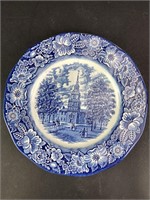 Liberty Blue Staffordshire Ironstone 10" Plate