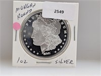 1oz .999 Silver Morgan Round