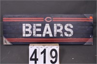 Chicago Bears Sign 10" X 30"