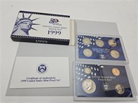 1999 U.S. Mint Proof Coin Set