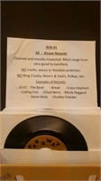 Box of 50 - 45 RPM Records Examples of Artists in