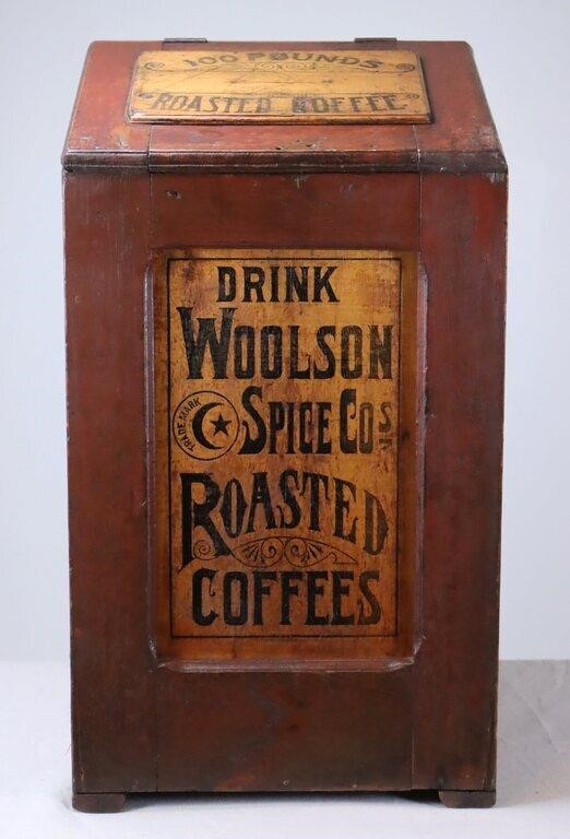 Woolson Spice Co. Coffee Grocery Display
