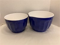 Two Melamine Mixing Bowls