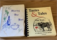 Lot of 2 VTG Cook Books Sharing our Best Texas
