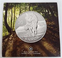 2013 Royal Canadian Mint $20 Fine Silver Coin