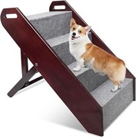 Adjustable Wooden Dog Stairs