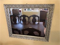 Wall mirror and molded frame